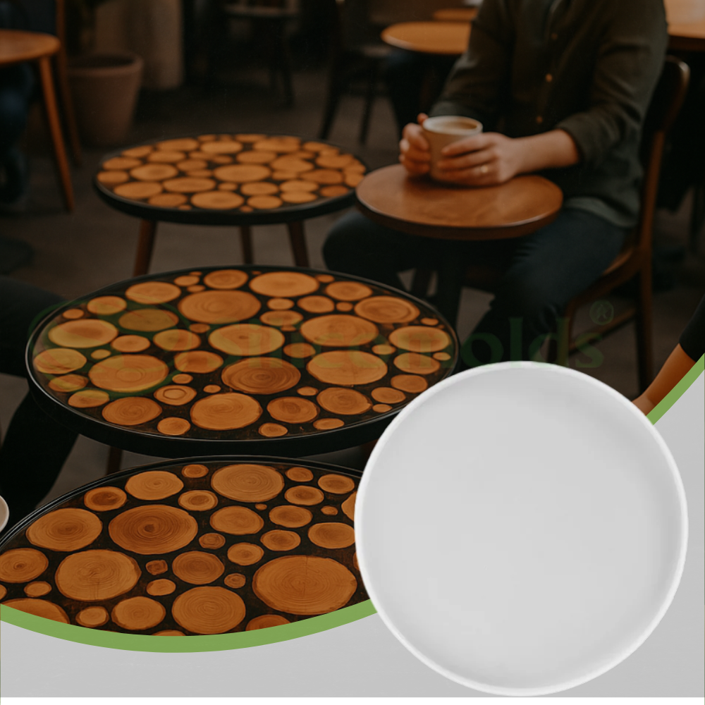 SILICOMOLDS -18" x 20MM SILICONE ROUND TRAY MOLD - URP134-RM